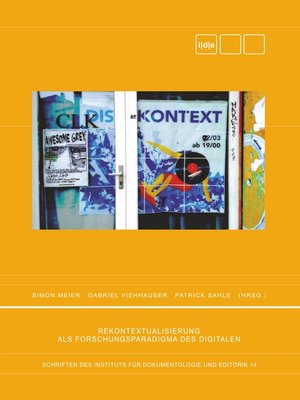 cover image of Rekontextualisierung als Forschungsparadigma des Digitalen
